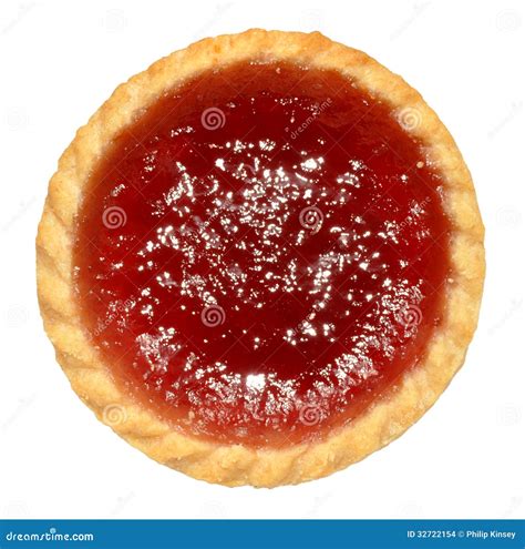 Raspberry Jam Tart Stock Photo Image Of Isolated Pastry 32722154