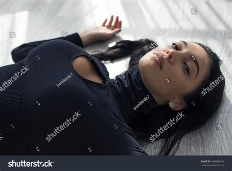 Cute Brunette Long Hair Stock Photo 448686145 Shutterstock