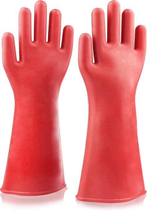 Dongchu 2 Pcs Insulating Gloves For High Voltage Electrical Work