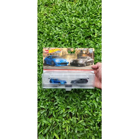 Jual Hot Wheels Premium Two Pack Pandem Subaru BRZ Vs Lexus RC F GT3 Shopee Indonesia