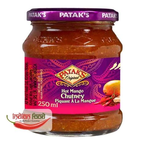 PATAK S Mango Chutney Hot Chutney De Mango Picant G