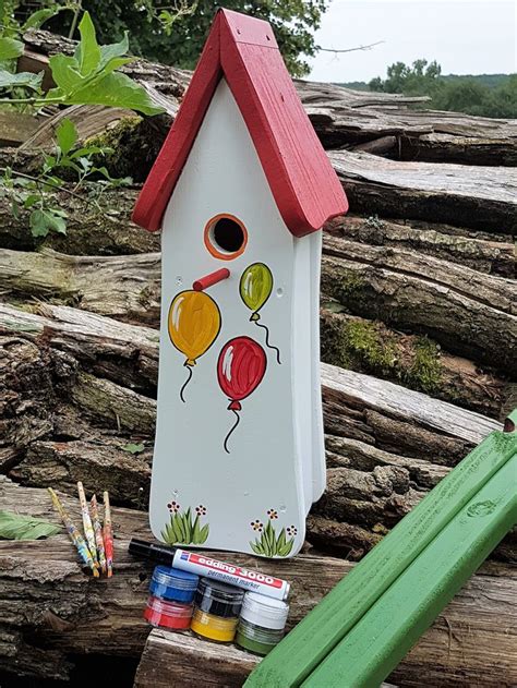 Vogelhaus Vogelhaus Nistkasten Kreativ Geburtstag Hochzeit Einzug