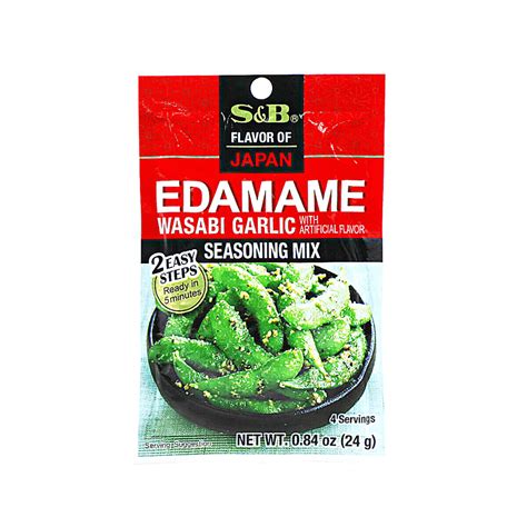 山葵ガーリック シーズニング Sandb Edamame Wasabi Garlic Seasoning Mix 24g Pack — Honeydaes Japan Foods