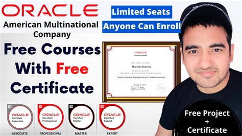 ORACLE Free Courses With Free Certificates SQL Developer Courses