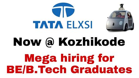 Be B Tech Tata Elxsi Hiring Engineers Tata