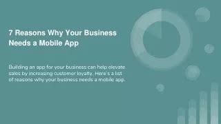 Ppt Top Reasons Why Your Business Needs An E Commerce App Solution