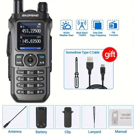 Baofeng UV-21 PRO V2 (aktualizacja UV-5R) Radio krótkofalowe Ręczne ...