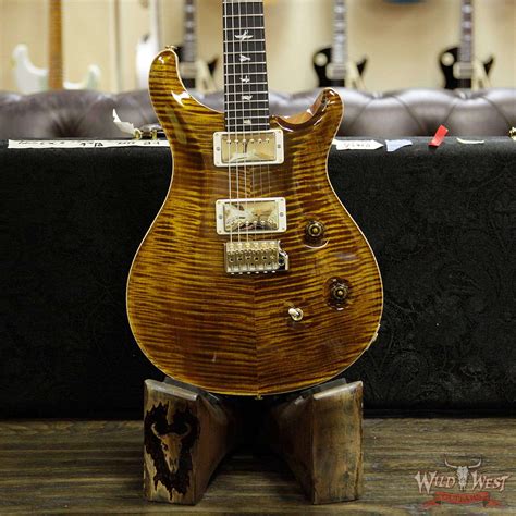 Prs Wood Library Artist Package Custom 24 Flame Maple Top Fatback African Blackwood Fretboard