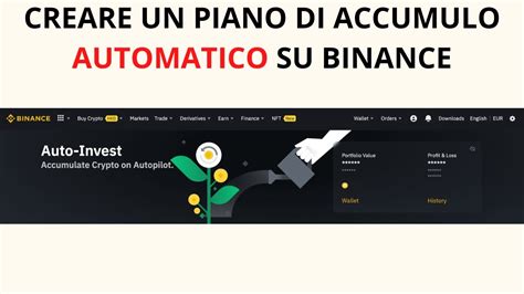 Pac Piano Di Accumulo Automatico Su Binance Youtube