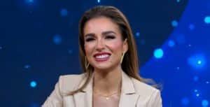 Jessie James Decker Stuffs Perky Bosom In Tiny Blue Bikini