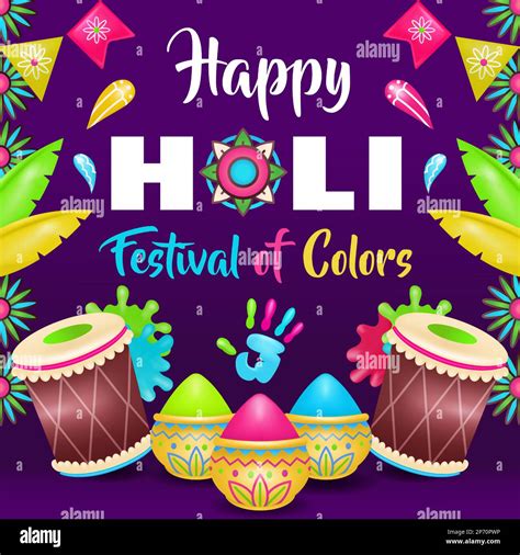 Holi Colours Stock Vector Images Alamy