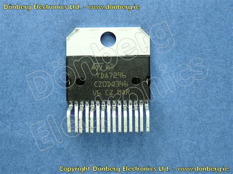 Semiconductor: TDA7296 (TDA 7296) - 70V-60W DMOS AUDIO AMPLIFIER WITH...