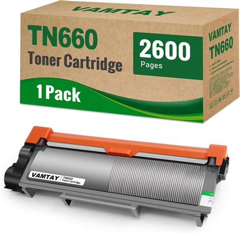 Vamtay Tn660 High Yield Toner Cartridge Black Compatible 1 Pack Replacement For Brother Tn 660