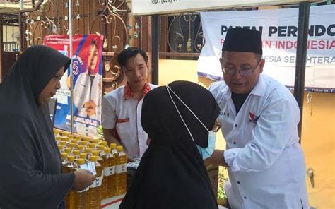 Caleg Perindo Badaruddin Sebut Warga Surabaya Senang Ada Bazar Minyak