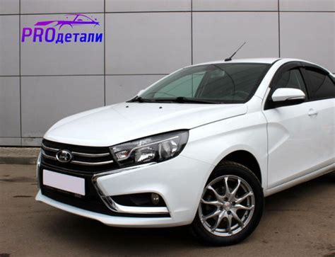 Бампер передний в цвет кузова Лада Веста (2015-) 221 - Ледниковый ...