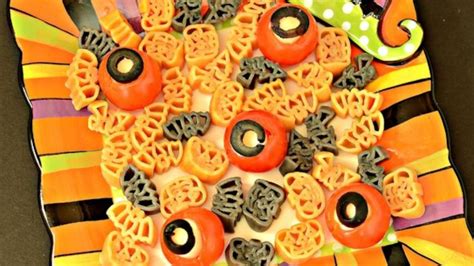 eyeballs for halloween spaghetti