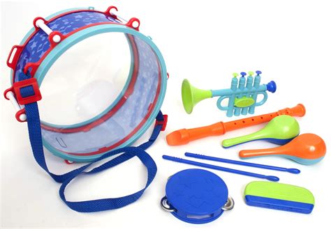 Kid Connection Musical Instrument Set Includes Drum Set Trumpet