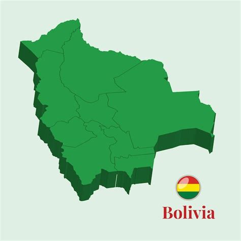 Premium Vector 3d Map Of Bolivia Vector Illustration Stock Photos Designs