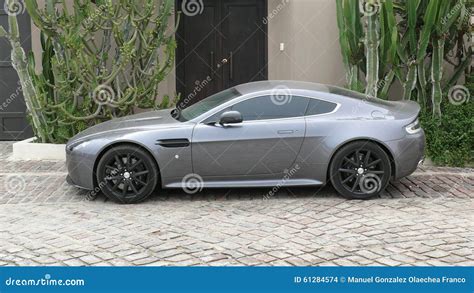 Gray Color Aston Martin Vantage S In Lima Editorial Stock Image Image