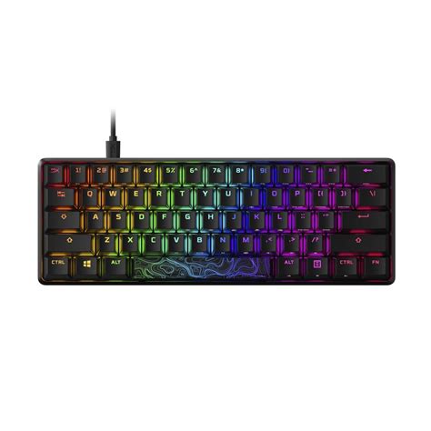 Hyperx Teclado Qwerty Ingl S Eua Retro Iluminado Alloy Origins