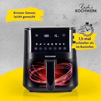 Rachs Kochwerk Digitale Hei Luftfritteuse L Airfryer Mit