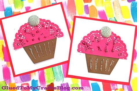 10 Cute Cupcake Crafts for Kids | Cupcake Day Crafts