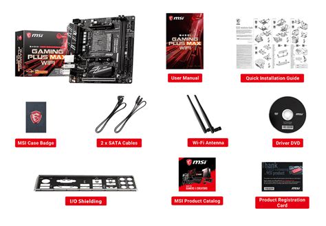 Specification B450I GAMING PLUS MAX WIFI | 微星科技