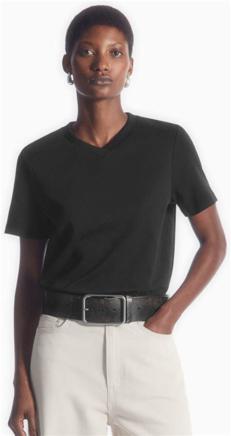 Купить Футболка COS 1217422002004 черный L в Алматы – Магазин на Kaspi.kz