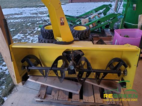 John Deere 59 Snowblower And Front 3 Point Hitch Regreen Equipment