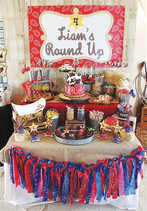 Pin By Desirae Rosas On First Birthday Cowboy Cowboy Birthday Party