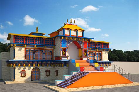 Badrinath Temple on Behance