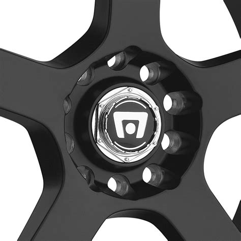 MOTEGI RACING® MR116 Wheels - Matte Black with Red Stripe Rims