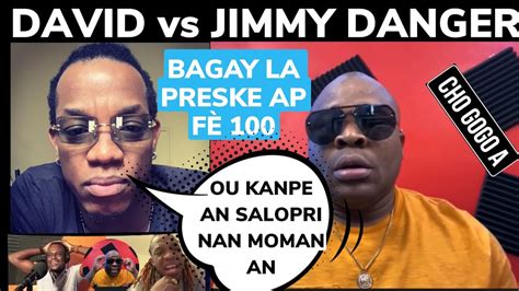 DAVID B di JIMMY DANGER KANPE AN SALOPRI SOU REZO SOSYAL YO KÒMAN