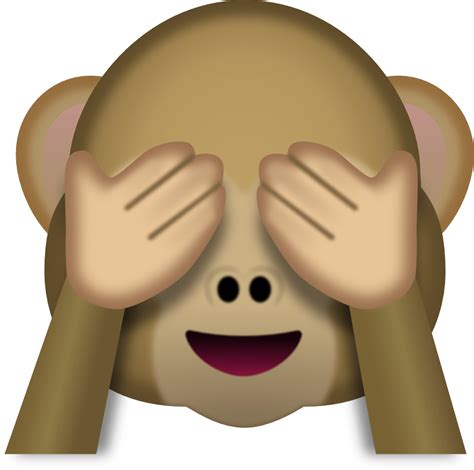 monkey face emoji transparent png stickpng