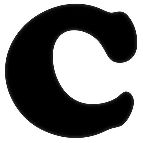 Black Letter C Amulette