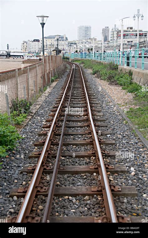 Track Volks Railway Beach Brighton Palace Pier Brighton Railway Hi Res