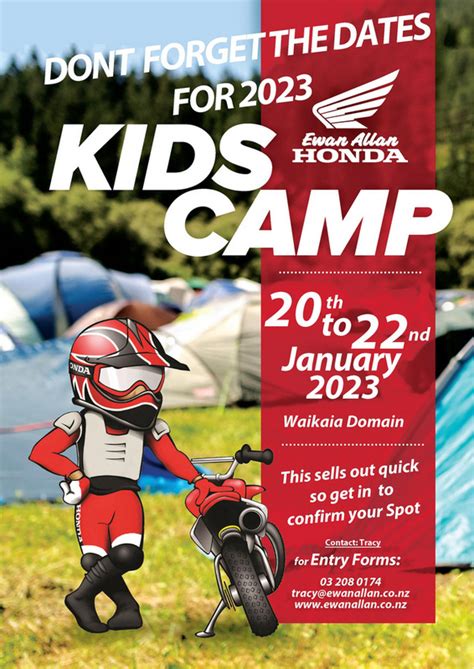 2023 Honda Kids Camp Brent Scammell Honda