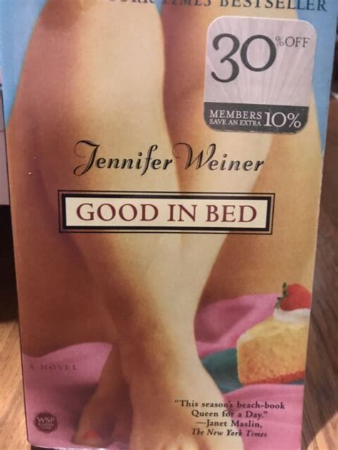 Good In Bed By Jennifer Weiner 2002 Paperback Ebay