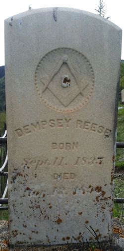 Dempsey Reese M Morial Find A Grave