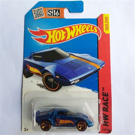 Hot Wheels Lancia Stratos HW RACE Blue 1 64 Scale Shopee Malaysia