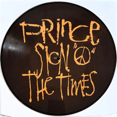 Prince Sign O The Times Picture Disc 2lp Set Limited The Vinyl