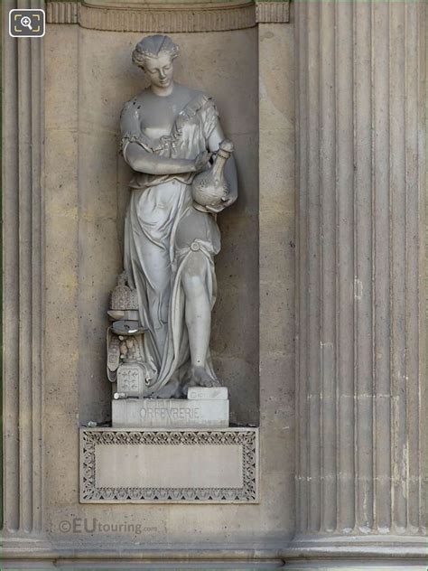 Lorfevrerie Statue On Aile Lemercier At Musee Du Louvre Page