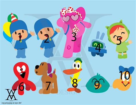 pocoyo cartoon characters 2