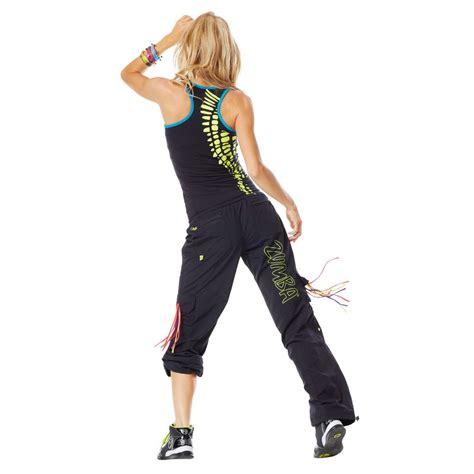 Zumba Cargo Capri Pants Dance Fitness Salsa Harrods Uk Convention Rare