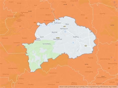 Postleitzahl 82386 • 2 Orte im Postleitzahlengebiet