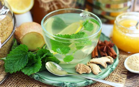 Пазл имбирный чай с мятой - разгадать онлайн из раздела "Еда" бесплатно