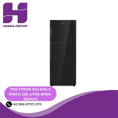 Polytron Kulkas Pintu Liter Prm D