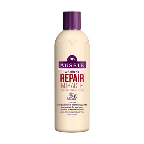 Шампунь AUSSIE для поврежденных волос Repair Miracle", 300мл" - купить ...