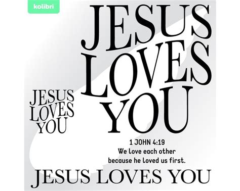 Jesus Loves You Svg Faith Svg Faith Png Jesus Svg Wavy Svg Faith