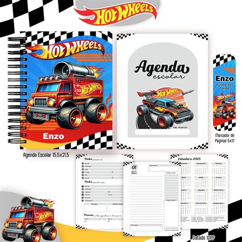 Kit Digital Escolar Hot Wheels Elo Produtos Especiais